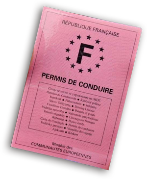 permis de conduire et certificat d'immatriculation